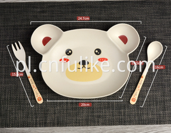 3 Pieces Child Tableware